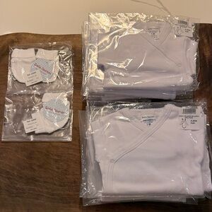 Dona Carmen set of 12 onesies (1m and 3m) and 2 sets of mittens